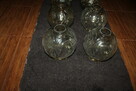 Żyrandol 6 ramienny + klosze PRL - 15