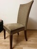 Krzesło tapicerowane, welur, możliwy transport - 1