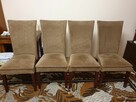 Krzesło tapicerowane, welur, możliwy transport - 4