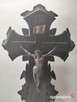 Bardzo stary krzyż, krucyfiks, Jezus ,rzeźba -Dewocjonalia - 4