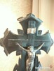 Bardzo stary krzyż, krucyfiks, Jezus ,rzeźba -Dewocjonalia - 6