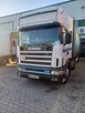 Zestaw Scania 124, 2004 i Firanka Krone 2001 - 2