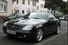 Mercedes SLK 200, czarny, cena 15 000 - 2