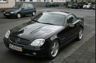 Mercedes SLK 200, czarny, cena 15 000 - 1