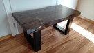 stolik kawowy rustyk z drewna drewniany ława stół 96cm X02 - 6
