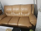 Sofa ładna rozkładana do spania SKÓRA - 3