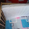 Łóżeczko dziecięce sosnowe 120x60cm materacyki stan BDB - 2