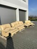 Zestaw wypoczynkowy skórzany, kanapa, fotel, funkcja relax - 6