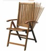 Krzesła ogrodowe drewniane AKACJA 2 sztuki Zestaw - 3
