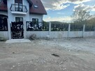 Brama przesuwna 4m Wilki las + furtka –malowana proszkowo - 8