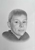 Portret, szkic ołówkiem - 5