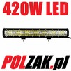 Lampa Robocza 420W Halogen LED Panel Combo 51cm Reflektor - 1