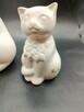 Figurka ceramika para kot kotek biały - 12