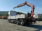 Scania 124L 420 6x2 Retarder HDS FASSI F170 Budowlanka 7.850kg udźwig Skrzynia z Burtami Oś podnoszo - 3