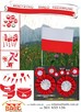 Kotylion narodowy, rozeta, kokarda - 12