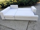 Narożnik szary FLORENTINE rozkładany sofa sofy narożniki - 8