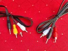 Kabel Przewód RCA chinch czincze chinche Jack Dżak audio video - 3