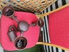 Lampa wisząca Żyrandol brązowy lampka na sufit sufitowa PRL - 4