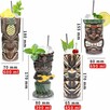 Kubki Ceramiczne Afryka Tiki Mug Bar szklanki z porcelany - 7