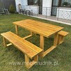 Meble ogrodowe drewniane promocja wysyłka - 2