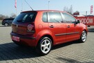 Volkswagen Polo 1,4 75  KM Z NIEMIEC TYLKO 150 TYS. KM. KLIMA GRZ. FOTELE - 5