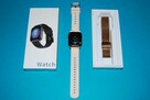 Smartwatch Ios Android Unisex + Metalowy Złoty Pasek - 6