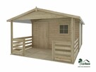 Drewniany Domek Ogrodowy 30 m2 z Tarasem 250x400 - Dalia - 4