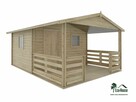 Drewniany Domek Ogrodowy 30 m2 z Tarasem 250x400 - Dalia - 5
