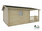Drewniany Domek Ogrodowy 30 m2 z Tarasem 250x400 - Dalia - 6