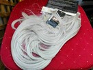 Peruka Damska długie włosy jasny blond doczepki treski - 6