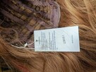 Peruka dla Kobiet Damska długie włosy ciemny blond z grzywką - 8