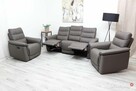 Komplet ALEX 311-funkcje relaks! Skóra naturalna! - 2