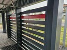 Carport z blachy + dach antracytowy - 2