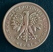 Moneta 2 złote 1981 r - z obiegu - okres PRL - 2