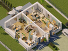 Wizualizacja wnętrza rzuty 3D ( 5 ujęć ) - 9