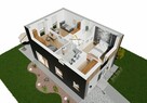 Wizualizacja wnętrza rzuty 3D ( 5 ujęć ) - 13