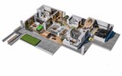 Wizualizacja wnętrza rzuty 3D ( 5 ujęć ) - 2