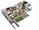 Wizualizacja wnętrza rzuty 3D ( 5 ujęć ) - 4