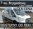 Ford Transit L3H2 130KM 7-os. Brygadowa 7-os. Kamera Dostępny od ręki ! 1848 zł - 1