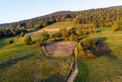 Panoramiczny widok na Beskid Wyspowy, droga dojazdowa, pod T - 12