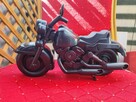 Motocykl motor czarny zabawka na półkę harley pojazd - 2