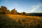 Panoramiczny widok na Beskid Wyspowy, droga dojazdowa, pod T - 17