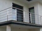 Ogrodzenia nowoczesne balustrady nierdzewne szklane schody - 9