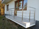 Ogrodzenia nowoczesne balustrady nierdzewne szklane schody - 5