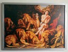 Obraz na płótnie -Daniel w jaskini lwów, Rubens, 50x70cm - 2