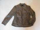 Kurtka ramoneska brązowa ze skórki, rozm. 42 / L - 4