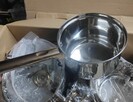 Garnki Bergner 12 el patelnia teflon złocone uchwyty ind gaz - 4