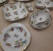 Wzorzysta porcelanowa zastawa stołowa Herend Viktória. VBO - 2