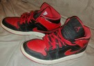 Jordan 1 mid red bred - 2