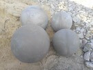 Kula betonowa ogrodowa cementowa 40cm pełna kule ozdoba na o - 2